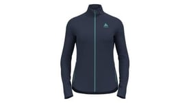 Polaire thermique zippe odlo berra bleu femme