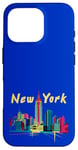 Coque pour iPhone 16 Pro Panorama urbain de New York