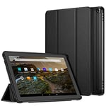 FINTIE Case for All-New Fire HD 10 and Fire HD 10 Plus Tablet (Only compatible with 11th Generation 2021 Release) - Ultra Lightweight Slim Shell Stand Cover Auto Wake/Sleep, Black