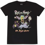 T-shirt Rick And Morty  Oh It Gets Darker