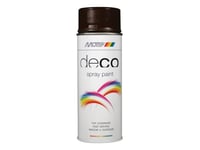 Motip Deco Spray Paint High Gloss RAL 8017 Chocolate Brown 400ml