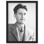 Vintage Photo Portrait 1984 Writer Author George Orwell Artwork Framed Wall Art Print A4