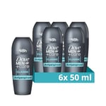 Dove Men+Care Classic Anti-Perspirant Roll On Deodorant with a long-lasting classic fragrance for 48 hour protection against sweat and odour 6x 50 ml