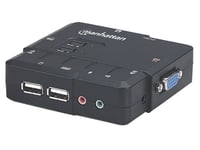 Manhattan Kvm Switch 2/1 Usb (Med Lyd)