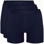 Resteröds Kalsonger 3P Bamboo Boxer Long leg Marin Medium Herr