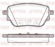 Bromsbelägg Remsa - Mercedes - A-klass, Cla, H247, B-klass, X247