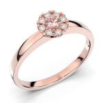 Festive Bella morganit halo-diamantring 14-606-015M-PK-HSI1