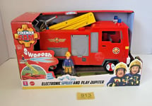 Fireman Sam Electronic Spray & Play Jupiter - Real Water Cannon New in BOX 913