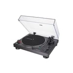 Audio-Technica AT-LP120X-USB BK -suoravetoinen ammattilevysoitin AT-VM95E-äänirasialla, musta