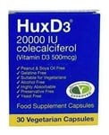 HuxD3 Colecalciferol 20000iu Vitamin Hux D3 Capsules 30Tablets