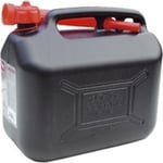 Bensindunk i plast, svart, 10 liter