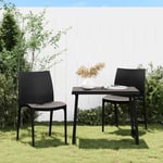 Prolenta Premium - Chaises De Jardin Lot De 2 Anthracite 50x46x80 Cm Polypropylène