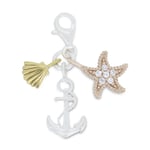 Thomas Sabo Charm Pendant Summer Beach Anchor Starfish & Sea Shell