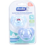 dodie® Sucettes physiologiques +6 mois 'Amour' avec anneau (Couleur non sélectionnable) Sucette(S) 2 pc(s)