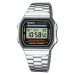 Casio A168WA 1YES Montre Vintage Iconic Argent Et Noir