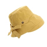 Liaiqing Winter Fisherman Hat Autumn Cotton and Linen Folding Big Brim Hat Warm Basin Hat Women The Hat Unisex 100% Cotton Packable Summer Travel Bucket Cap Beach Cap Sun Hat (Color : Yellow)