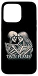 iPhone 15 Pro Max Twin Flame Skeleton Couple Eternal Love Lovers Forever Case