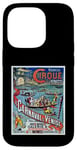 Coque pour iPhone 14 Pro Affiche vintage Carnaval Paris Maillot Bordeaux