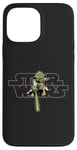 Coque pour iPhone 13 Pro Max Star Wars Logo Jedi Master Yoda Lightsaber