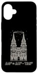 Coque pour iPhone 16 Plus Formule d'énergie libre Cathédrale Physique Mathématiques