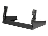 Startech.Com 4U 19" Desktop Open Frame Rack, 2 Post Free-Standing Network Rack Switch Depth For Patch Panel/Data/Av/It/Communication/Studio/Computer Equipment 66Lb Cap. W/ Cage Nuts/Screws - 4U 2-Post Desktop Rack (Rk4od) - Rack Öppen Ram - 2 Stolpa