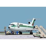 Mach 2 Boeing 727-200 Alitalia Plane 1:72 Plastic Model Kit