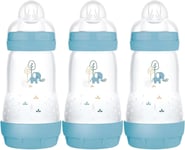 MAM Easy Start Self Sterilising Anti-Colic Baby Bottle Pack of 3 3 x 260 ml, MAM