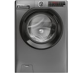 HOOVER H-Wash 350 H3WPS4126TAMBR80 WiFi-enabled 12 kg 1400rpm Washing Machine - Graphite, Silver/Grey