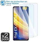 Verre Fléxible Dureté 9h Pour Smartphone Xiaomi Poco X3 Po (Pack X2)