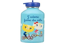 Draeger Paris - Gourde INOX Enfant - J'adore Faire du vélo
