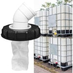 45°Couvercle de Réservoir ibc avec Filtre en Nylon Lavable pour Réservoir d'eau de Pluie ibc 1000 litres,Filtre à Couvercle ibc Accessoires de