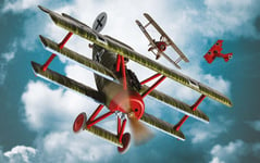 Corgi AA38310 Fokker DR.1 Triplane Richthofen Death of the Red Baron 1:48 Model