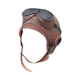 Bristol Novelty Casque d’aviateur Vintage en Caoutchouc, BA013, Brown, Taille Unique