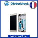 Ecran LCD + Vitre tactile sur châssis pour Huawei P10 Or + Outils