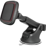 Choyclit - Support Téléphone Voiture Magnétique, pour Tableau Bord / Pare-Brise Support, Porte Téléphone Voiture avec Bras Télescopique Réglable, 6