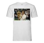 T-Shirt Homme Col Rond Trophee Grand Chelem Champion Roger Federer Tennis Superstar Sport