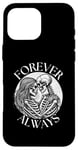 iPhone 16 Pro Max forever always - skeleton couple eternal lover Twin Flame Case