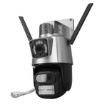 9MP Outdoor Security Camera 2K WiFi Camera Ball Head With 3 Lens Motion BGS