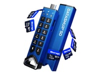 Istorage Datashur Sd - Usb Flash Drive With Built-In Microsd Card Reader - Krypterat - Usb-C 3.2 Gen 1