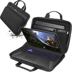 Sacoche Rigide Et Sac De Transport Compatible Avec Les Ordinateurs Portables Asus Rog Strix Scar 18/Asus Rog Strix G18 17,3"" Asus Rog Strix Scar 17/Asus Rog Strix G17 Gaming