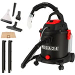 Aspirateur injecteur extracteur - 1200W - 20L - 3en1 - Pulvériser Nettoyer et Aspirer - Intérieur des voitures - Siège et Tapis