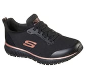 Womens Skechers Squad Slip Resistant Work Memory Foam Trainers Sizes 4 to 9