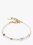 COEUR DE LION Swarovski Crystal Beaded Bracelet, Grey/Multi