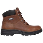 2024 Skechers Mens Workshire Steel Toe Safety Boots Memory Foam Leather Upper