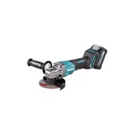 Makita GA016GM201 Meuleuse d'angle sans fil 40 V max. / 4,0 Ah avec 2 batteries + chargeur en coffret MAKPAC