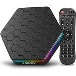 Android TV-box 12.0, 4 GB RAM 64 GB ROM, 6K TV-box Android 4K Wi-Fi 6, T95Z Plus Android-box 6K HDR10+ H618 Fyrakärnig CPU 2.4G/5G Wi-Fi Bluetooth EU s EU 4GB 32GB