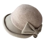 Ull vinterhatt dam retro fedora hattar kyrka hattar fiskehatt damer filt hatt bowler hatt