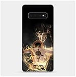 Coque pour Samsung Galaxy S10 Manga One Piece Ace Noir