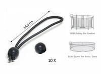 BERG Reservdel Favorit ELASTIC BAND + BALL (145 MM) (10X) TILL NÄT