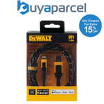 Dewalt MFi-Certified Lightening USB iPhone Charging Cable 6ft 1.8m Reinforced